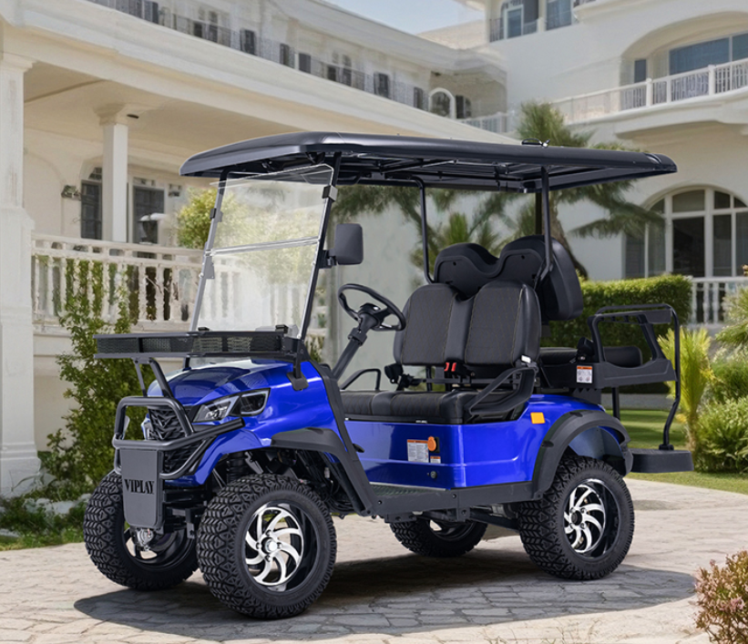 Solar Charging Lithium Battery Powered Golf Cart VIP50EG